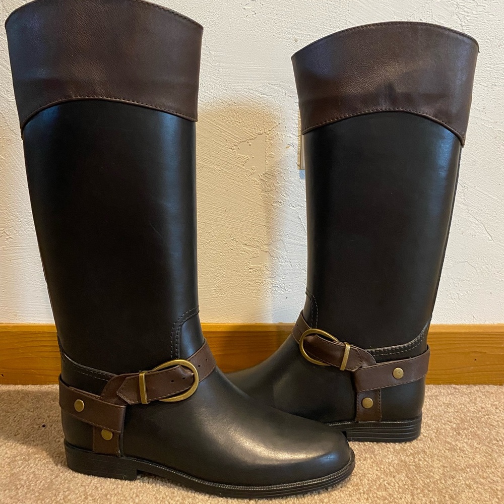 Banana Republic rain boots.
